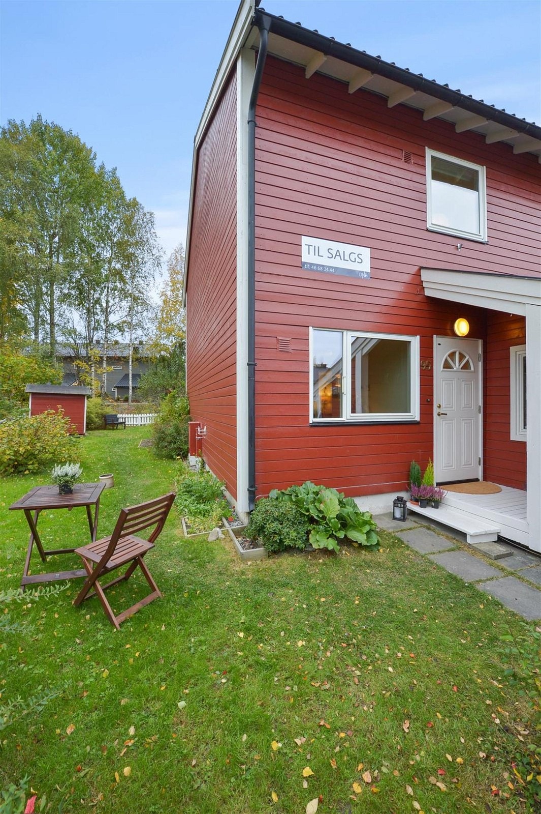 Hyggelig enderekkehus. Galleribilde