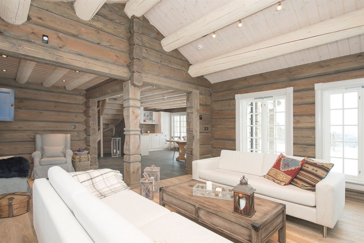 Stuen mot kjøkken Galleribilde