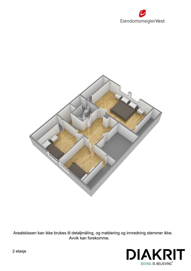 Plantegning 2. etasje Galleribilde