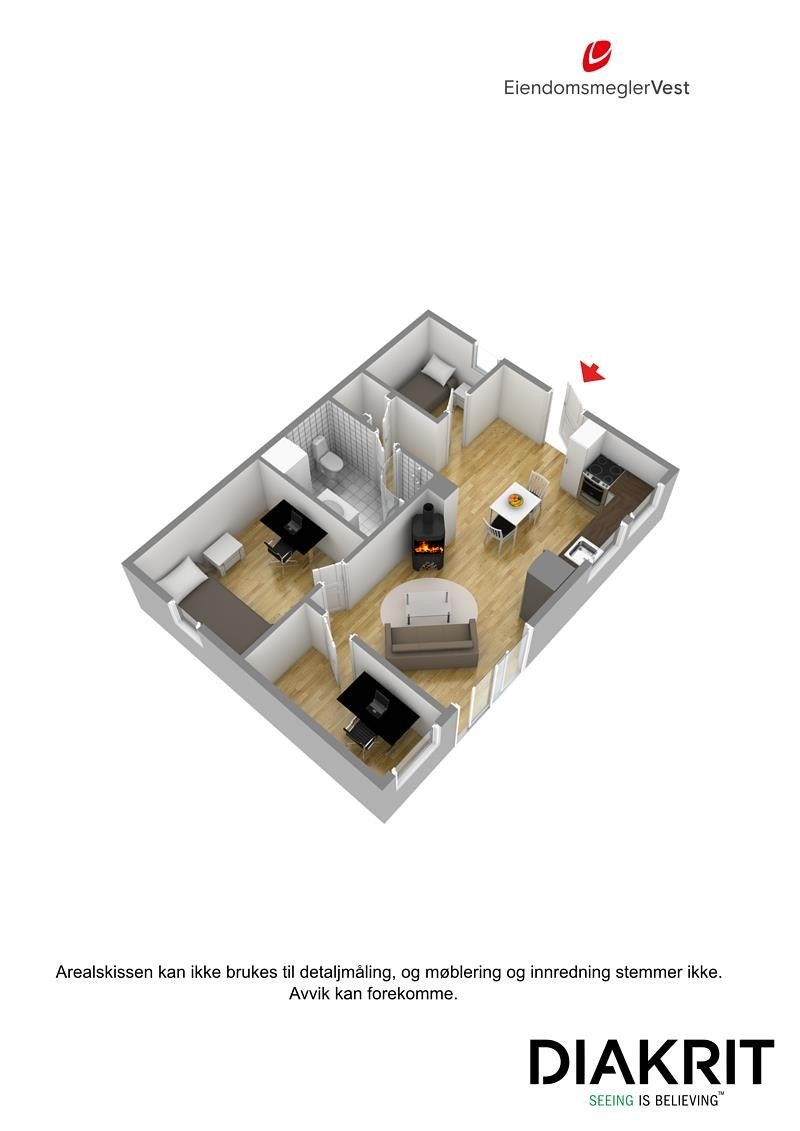 Plantegning underetasje Galleribilde