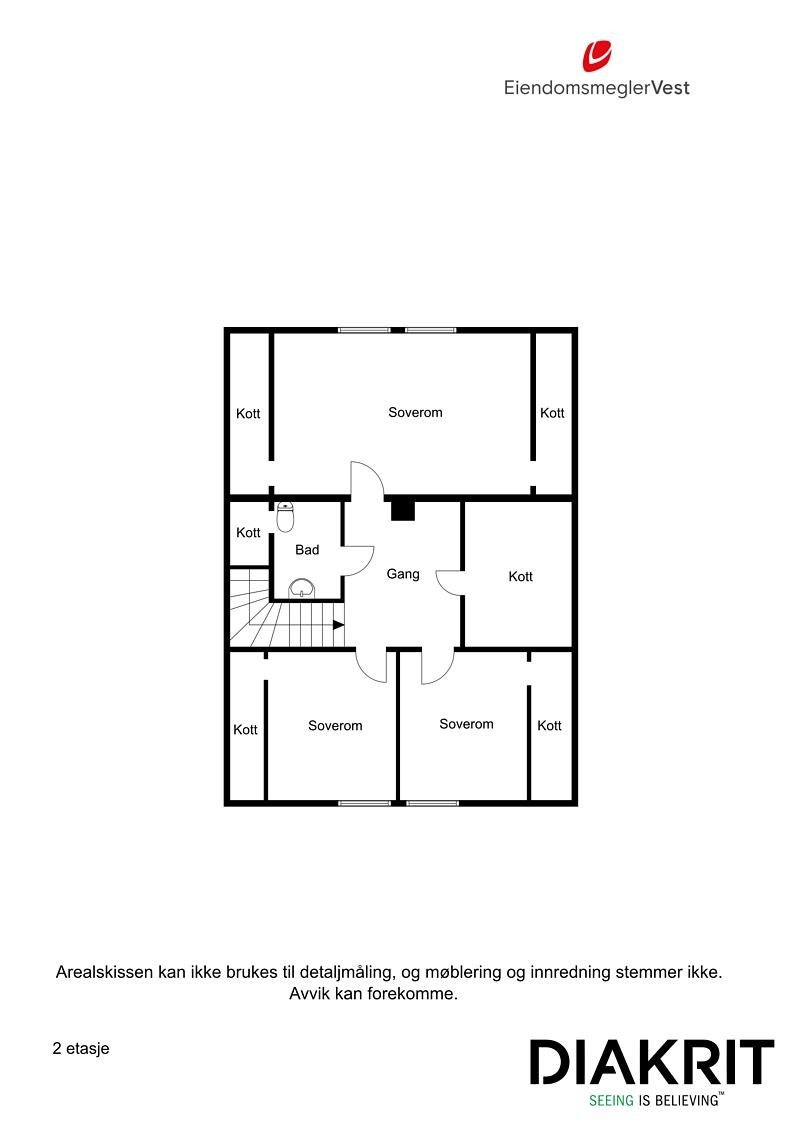 Plantegning 2. etasje Galleribilde