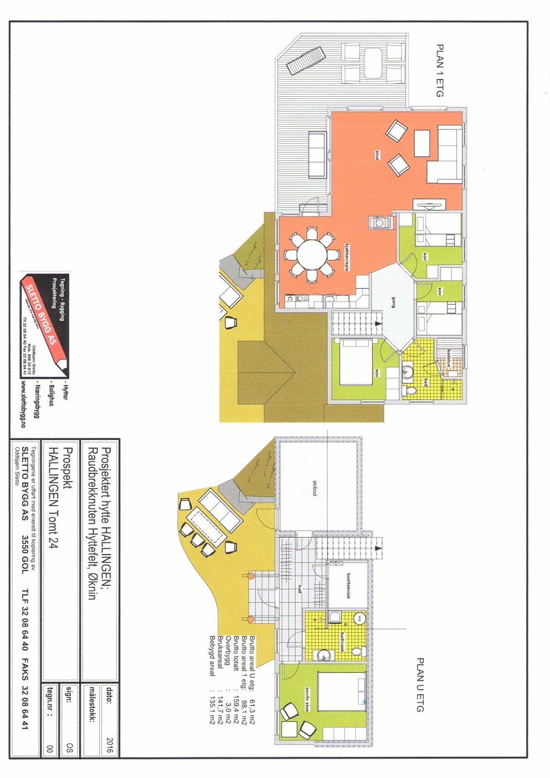 Plantegning Galleribilde