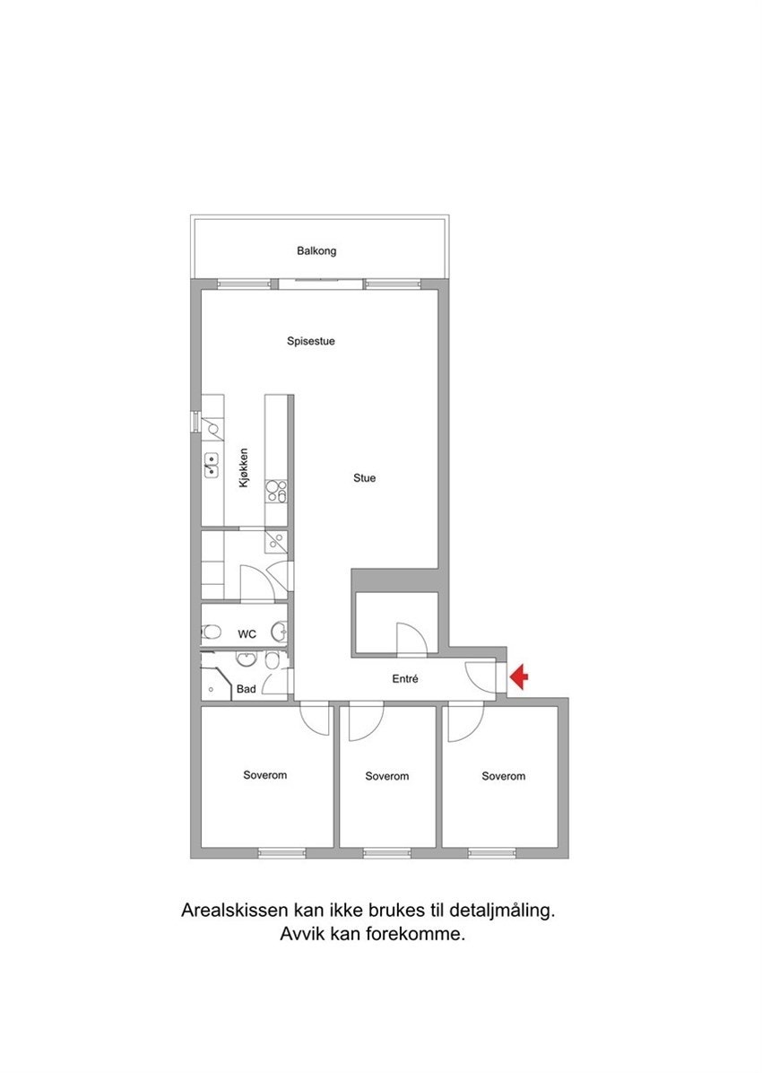 Plantegning - Hovseterveien 48 Galleribilde