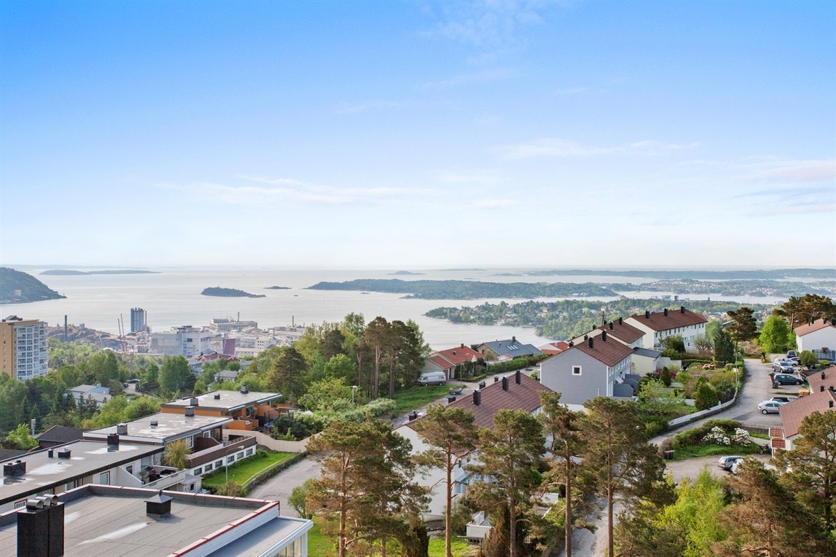 Fantastisk utsikt fra soverommet. Galleribilde