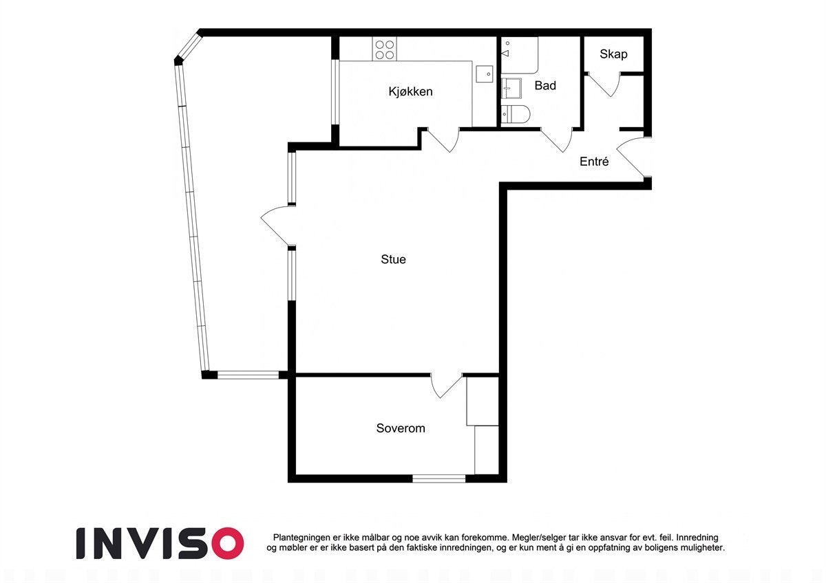2D plantegning Galleribilde