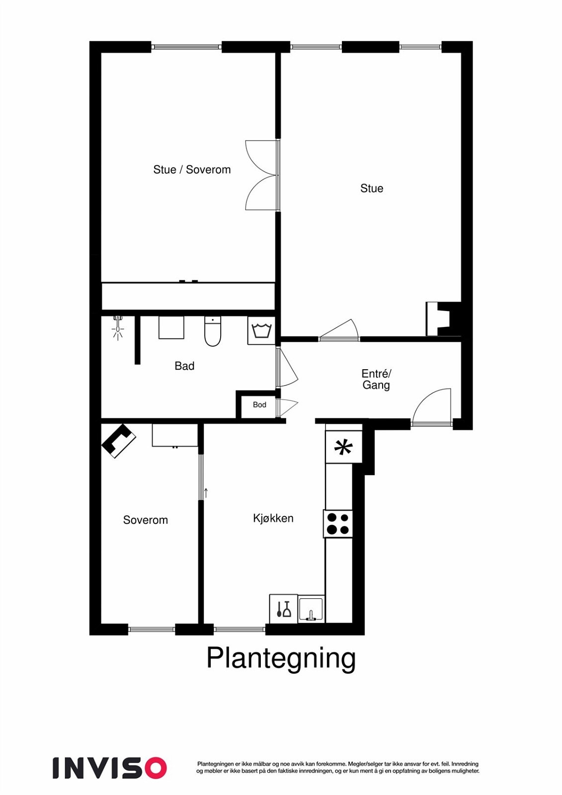 2dplan og 1 Galleribilde