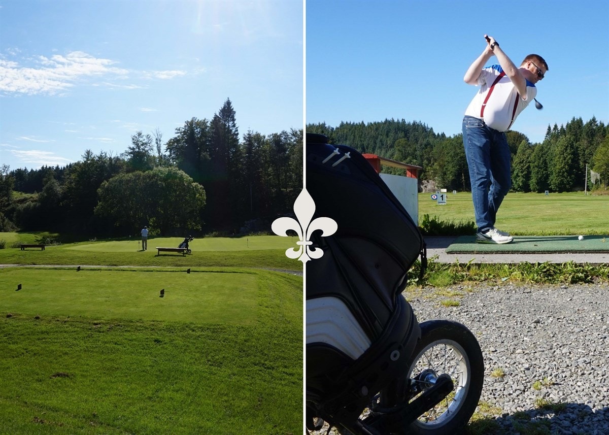 Mellom april og oktober kan man oppsøke Meland Golf, som ligger like i nærheten. 18 hulls skogbane designet av Robert Hunt. Her sa Bill Clinton i 2007: "Today I have played one of the most beautiful and difficult golf courses ever." Galleribilde