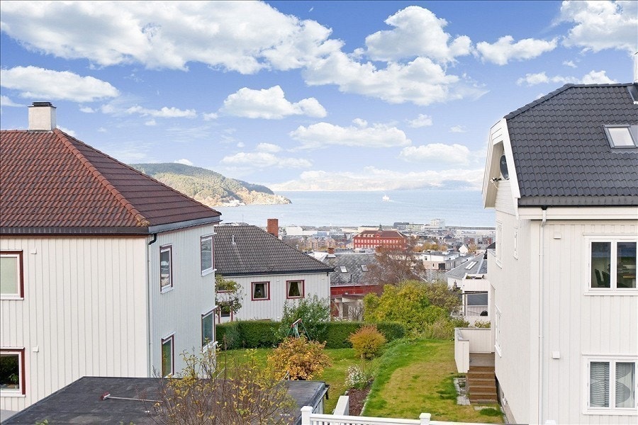Utstikt over fjorden fra tomta Galleribilde