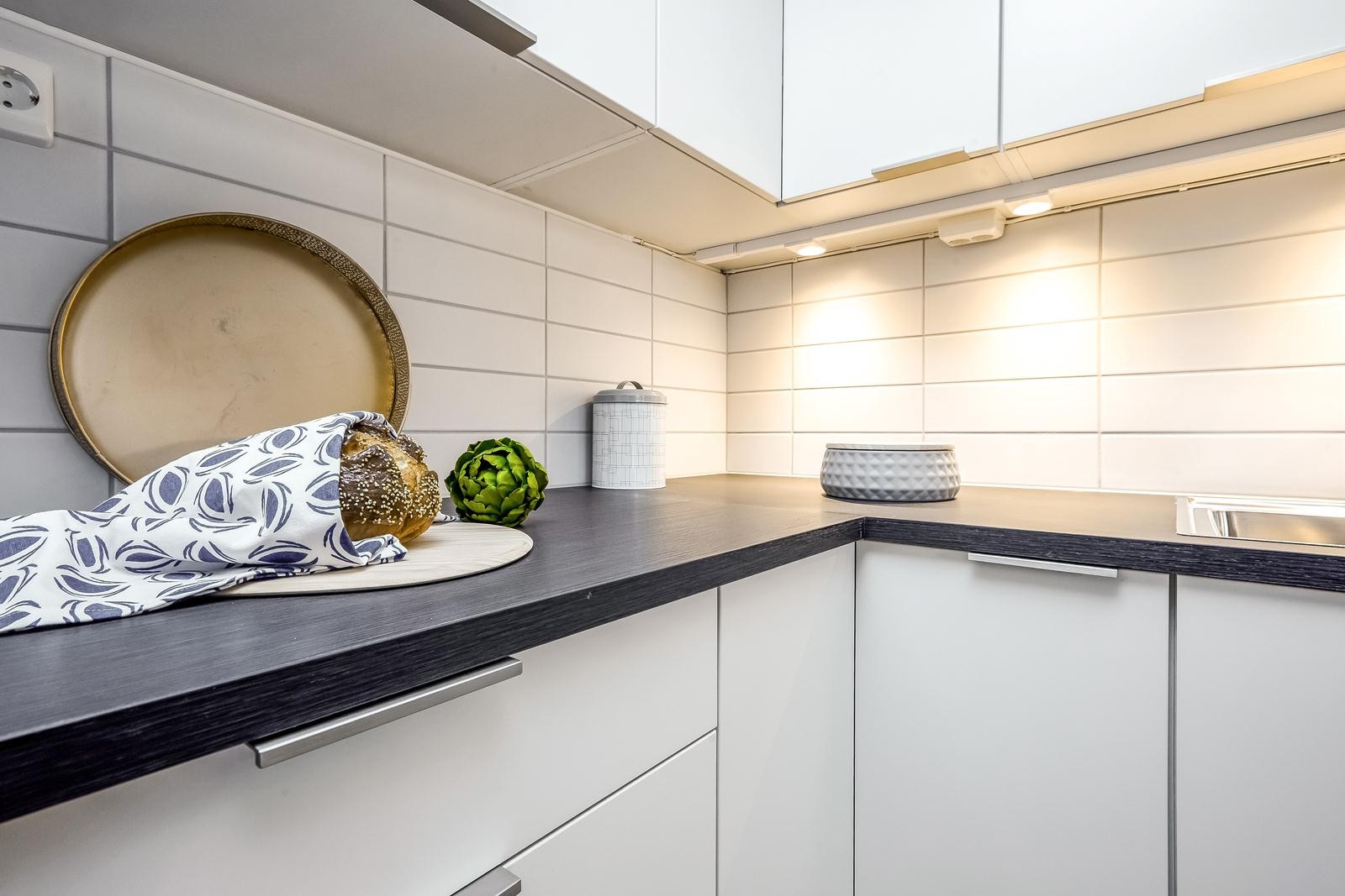 Belysning under overskap Galleribilde