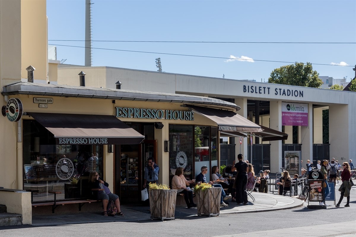 Bislett Stadion ligger kun få minutters gange fra leiligheten. Galleribilde