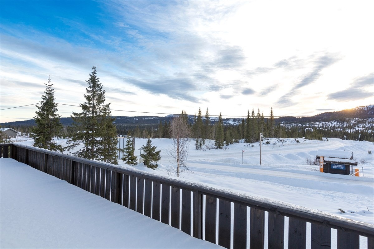 Her kan solen og utsikten nytes året rundt. Galleribilde
