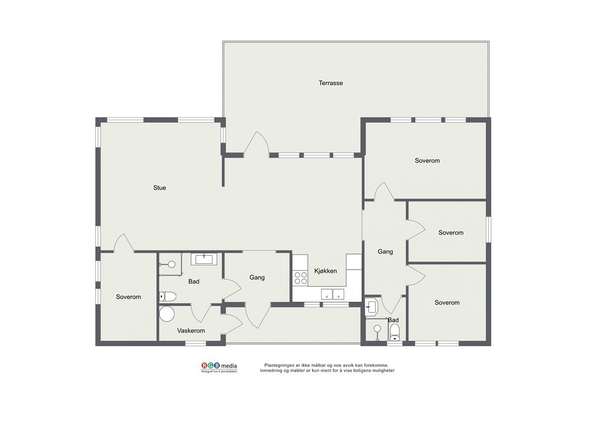 Plantegning Galleribilde