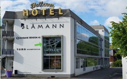 Kjent bygg langs E 18 Galleribilde