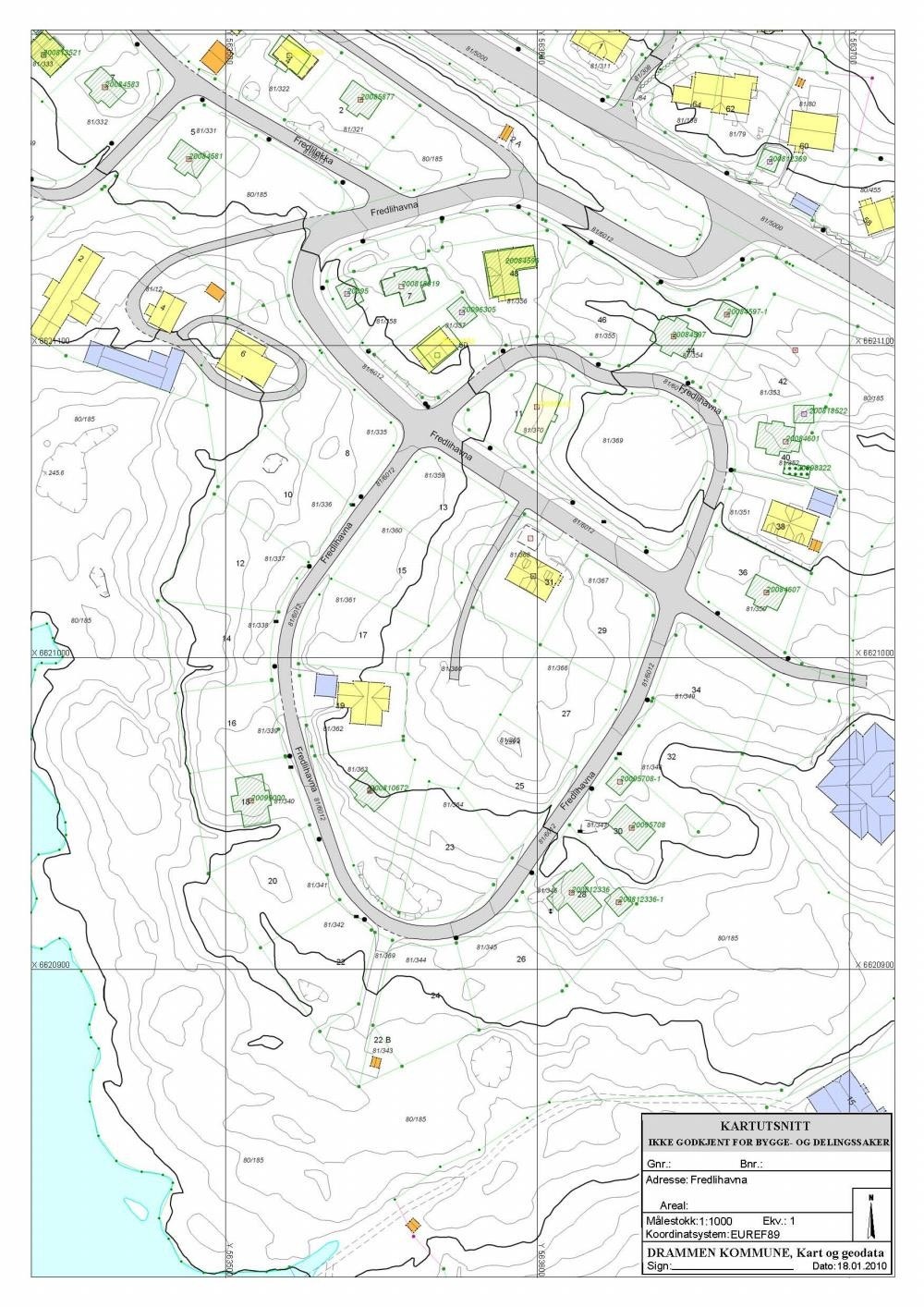 Situasjonskart Fredlihavna Galleribilde