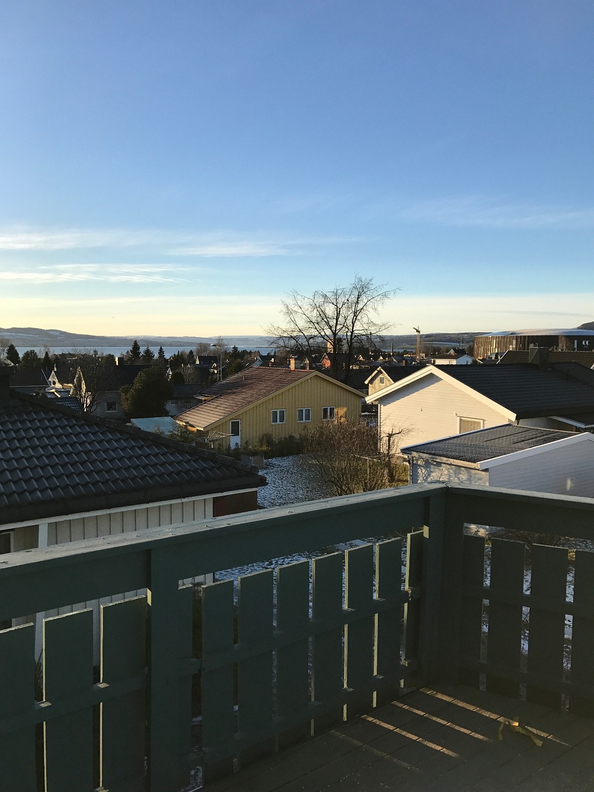 Utsikt fra verandaen, enda flottere i virkeligheten! Galleribilde