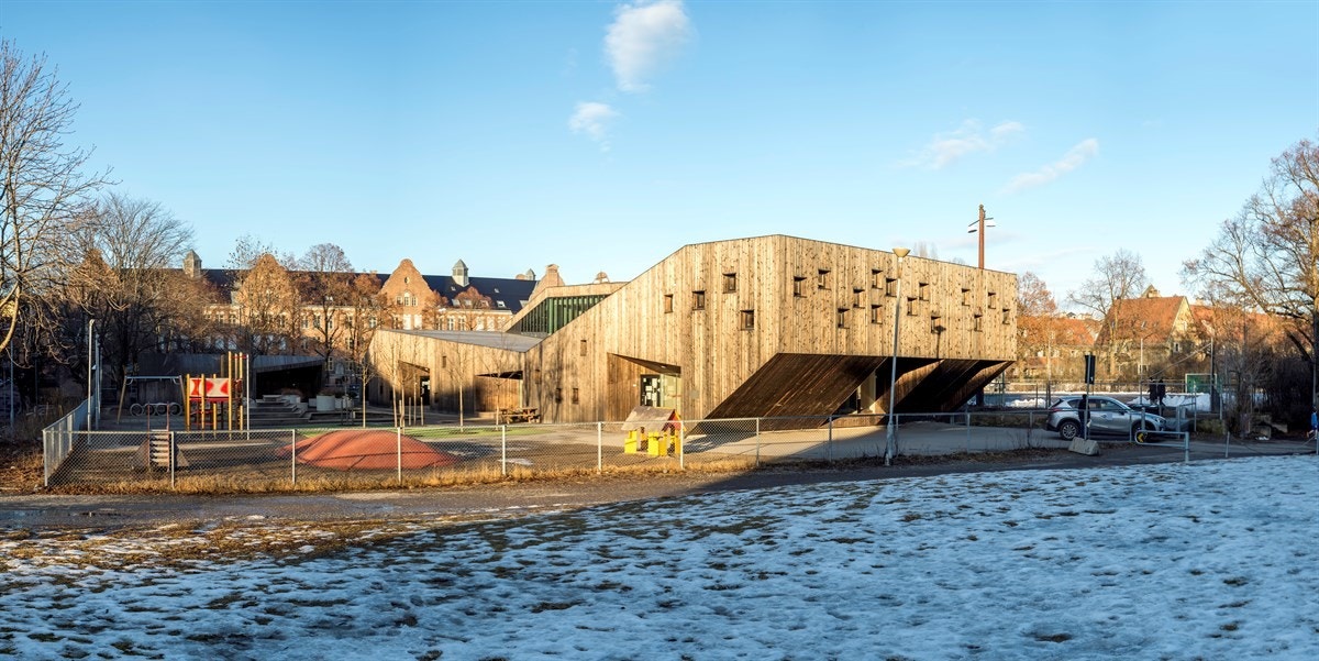 Barnehage på Fagerborg ved "Bayern" Galleribilde