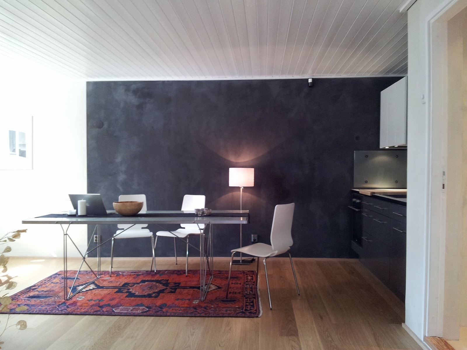 Stue med åpent kjøkken Galleribilde