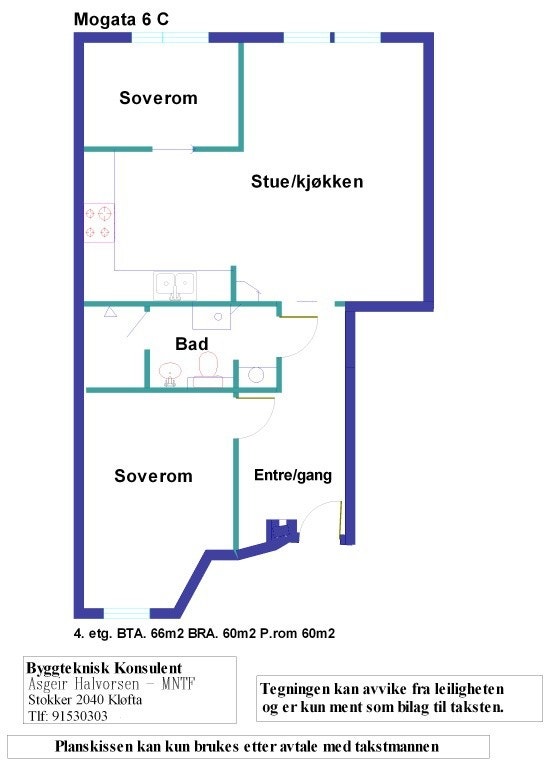Planskisse 4.etg Galleribilde
