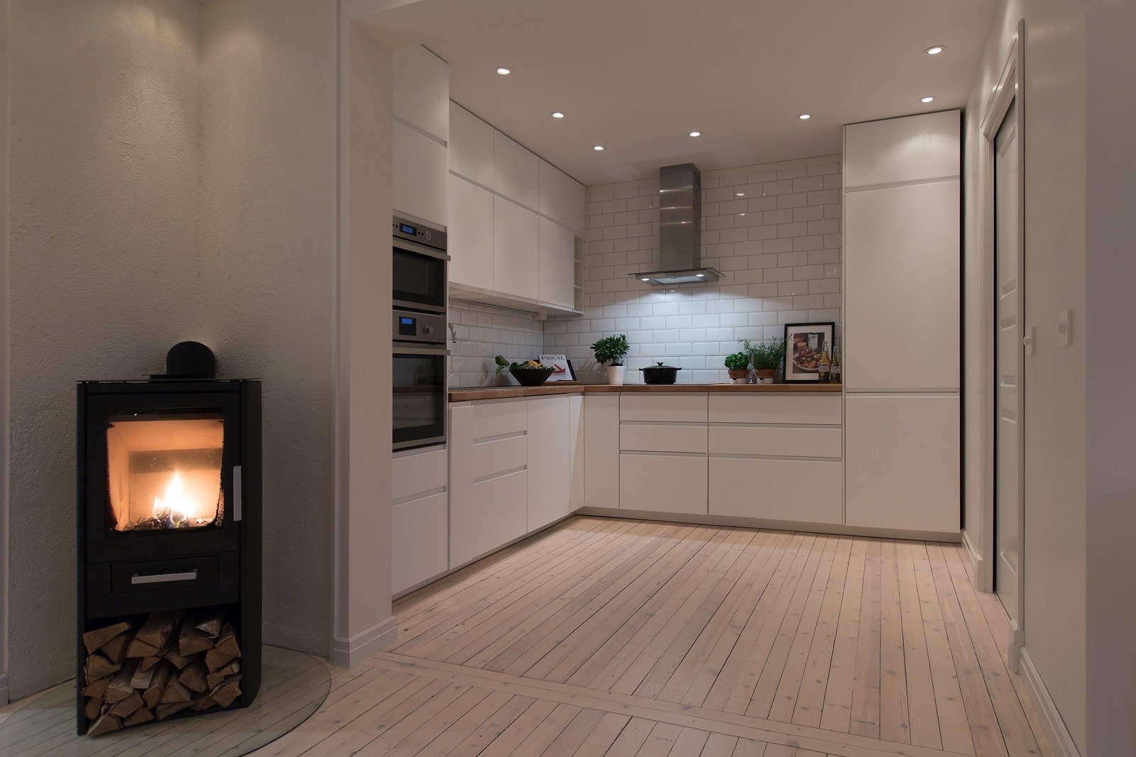 Kveldsstemning kjøkken Galleribilde