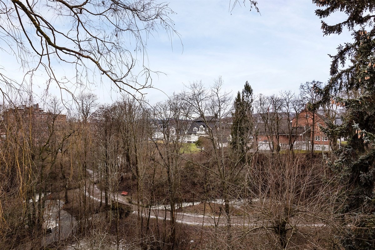 Eiendommen har flott utsikt mot Madserud Alle, som ligger på den andre siden av Frognerbekken Galleribilde