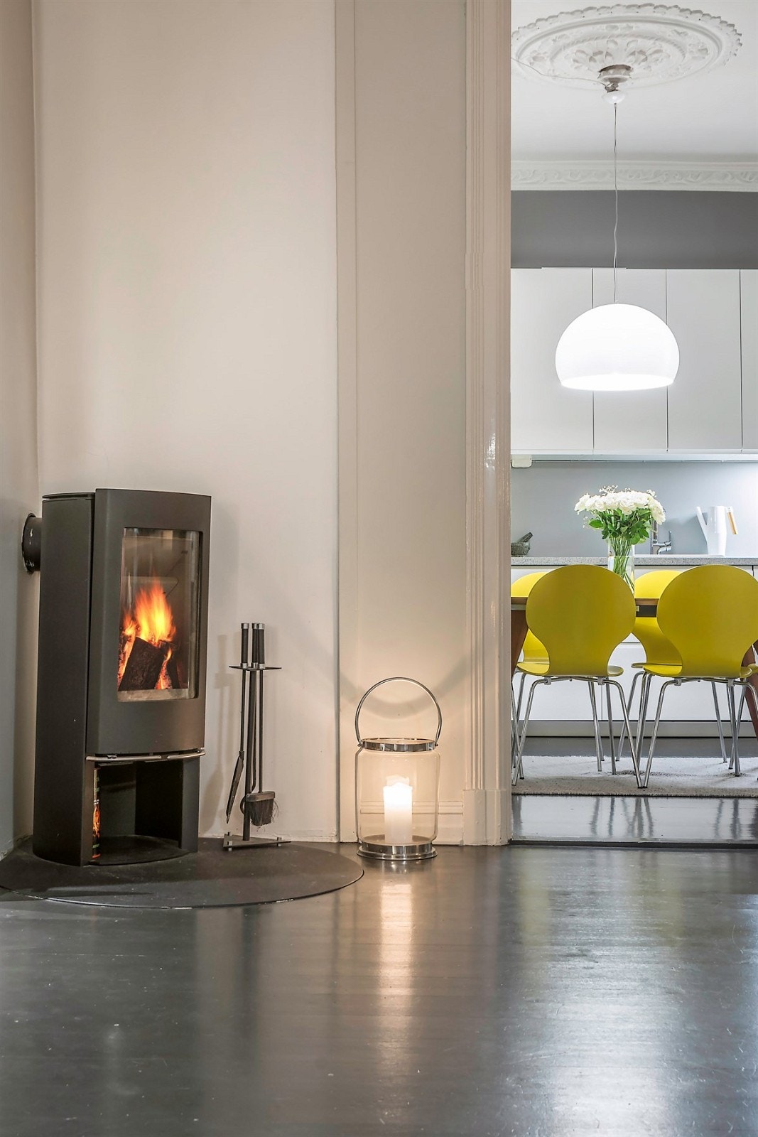 Peisovn som gir god varme og ekstra hygge. Galleribilde