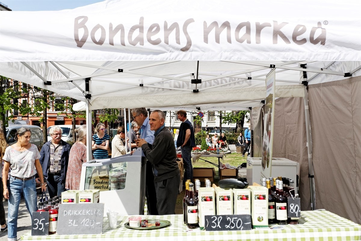 Bondens marked på Valyrien Plass. Galleribilde