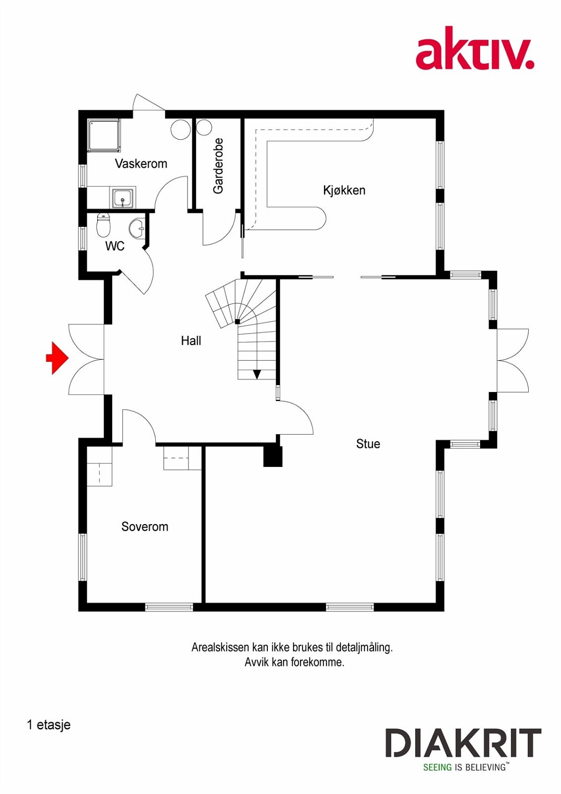 Plantegning 2D 1.etg Galleribilde