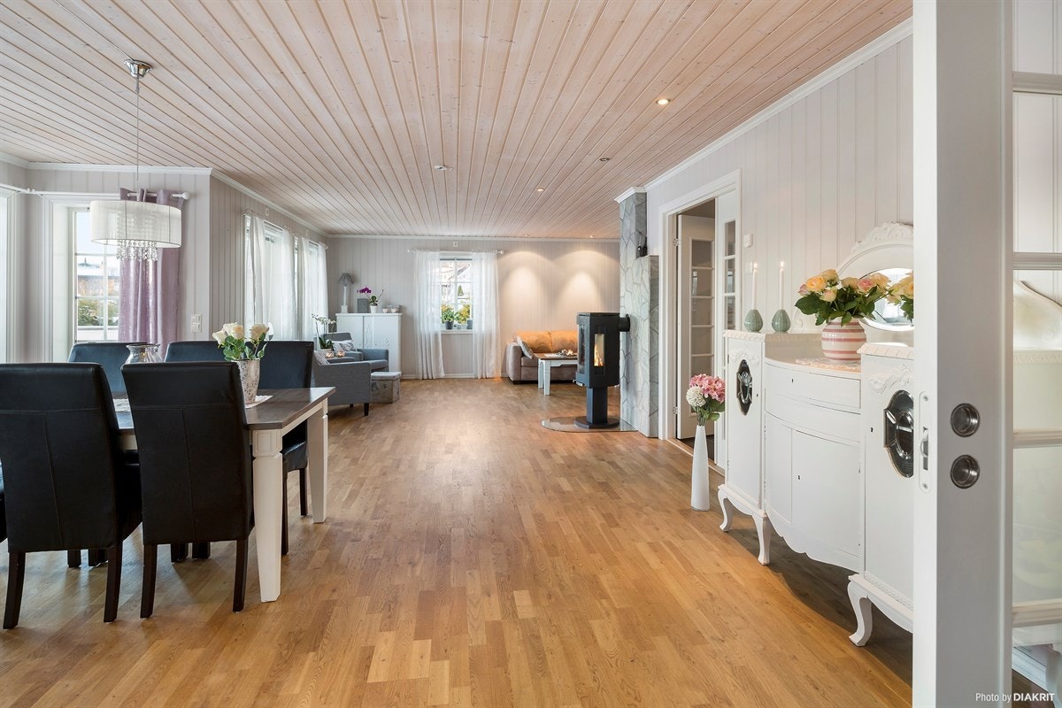 Stue/spisestue Galleribilde