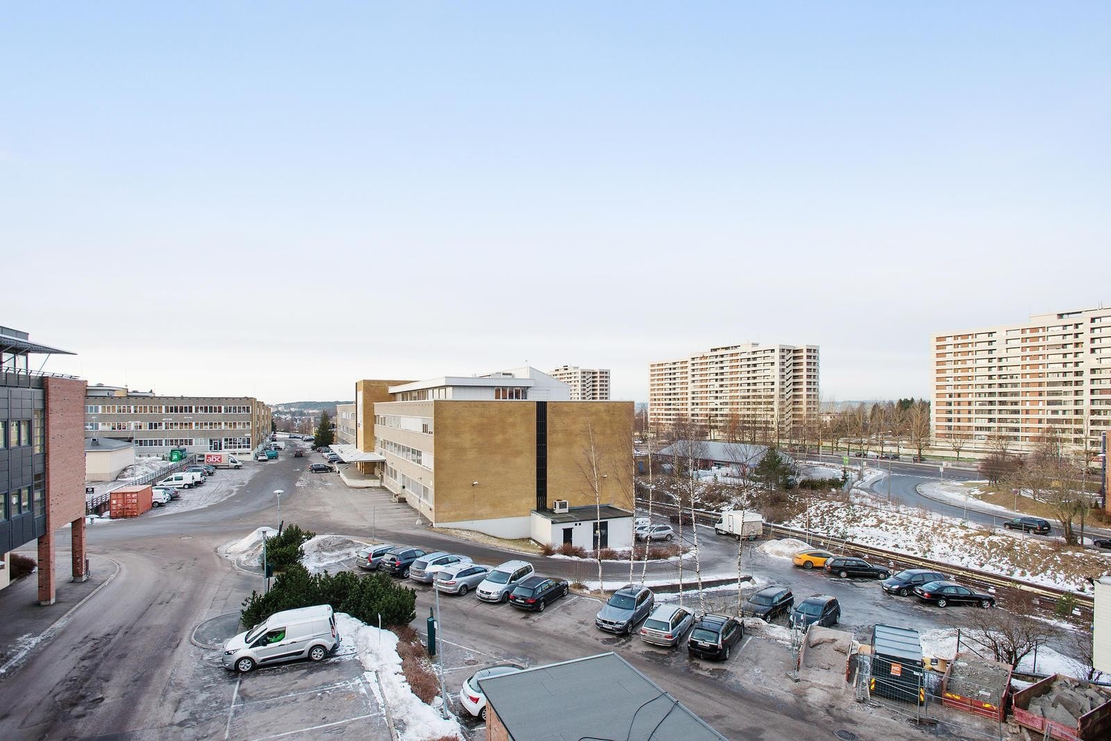 Utsikt fra balkong. Galleribilde