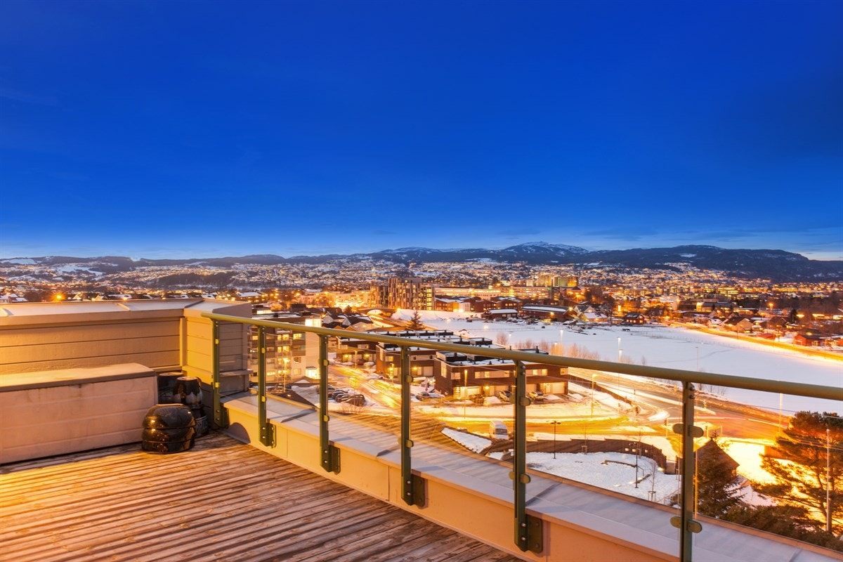 Terrassen er et perfekt sted for å nyte sommerdagene. Galleribilde