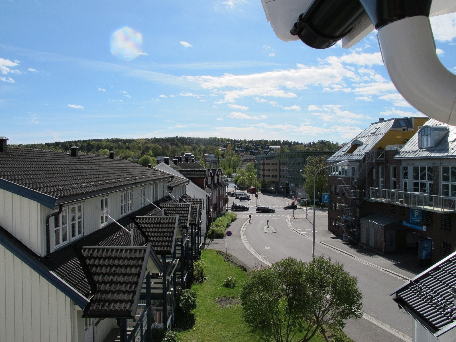 Utsikten fra verandaen i 3 etasje. Galleribilde