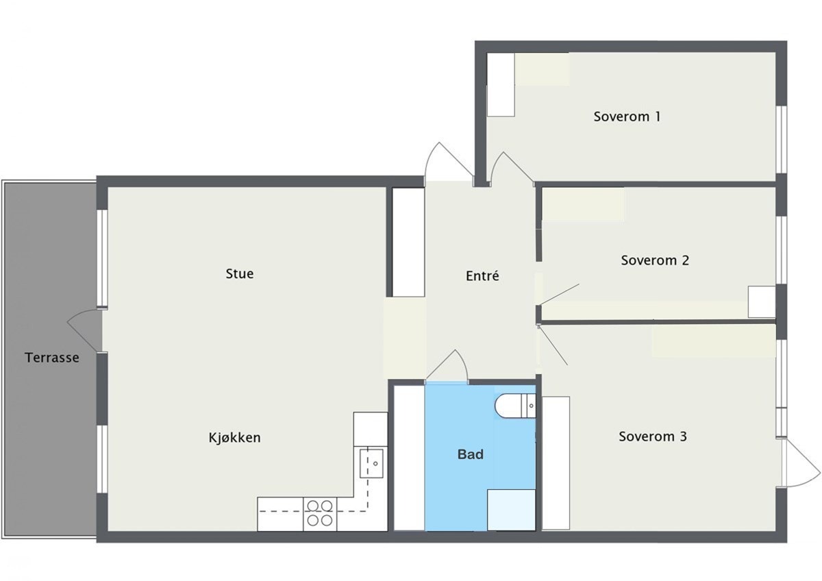 Dagens planløsning 2 D. Galleribilde