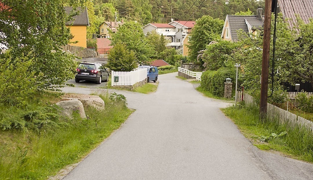 Sånn ser Snorres vei ut når våren kommer Galleribilde