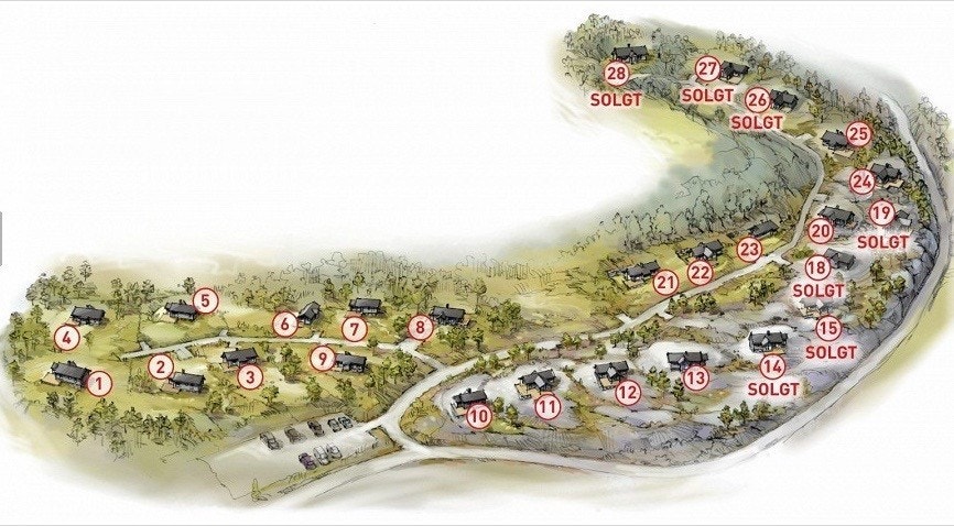 I tillegg er tomt 13 og 25 solgt. Galleribilde