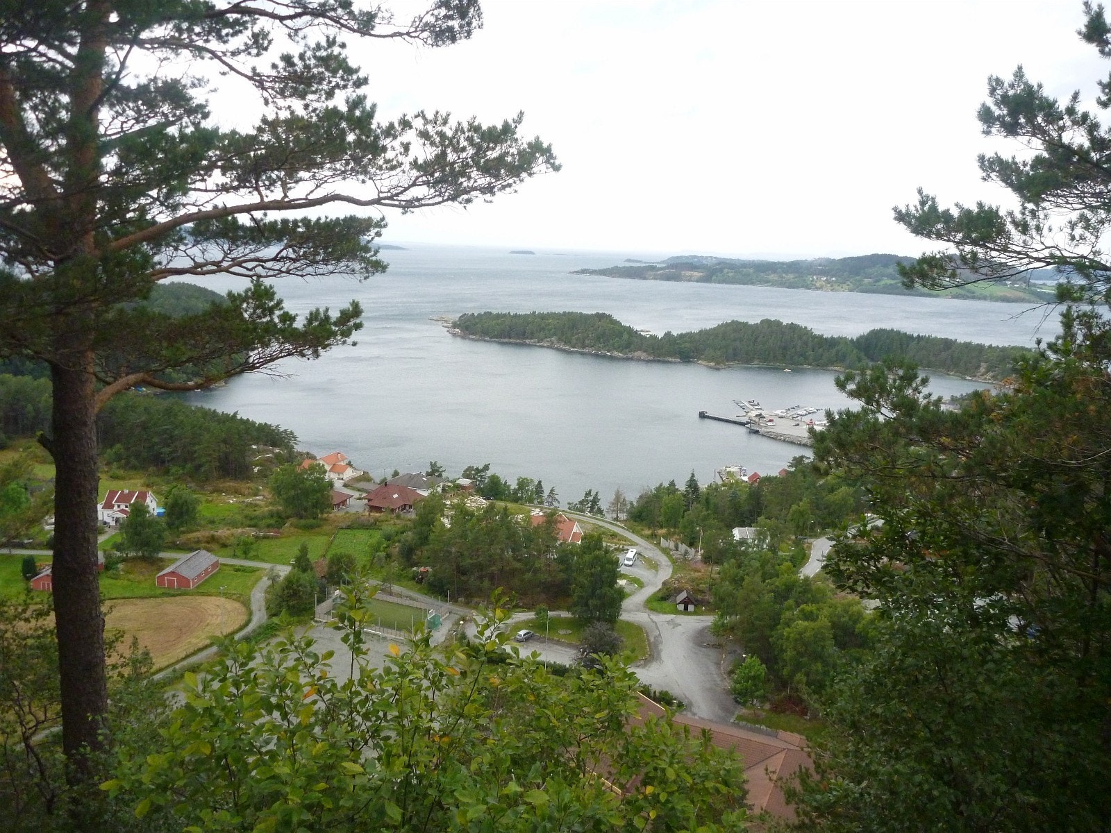 Utsikt over Eidsund Galleribilde