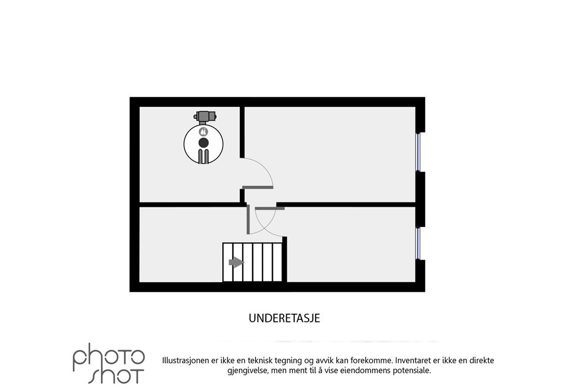 Plantegning U.etg - 2D Galleribilde