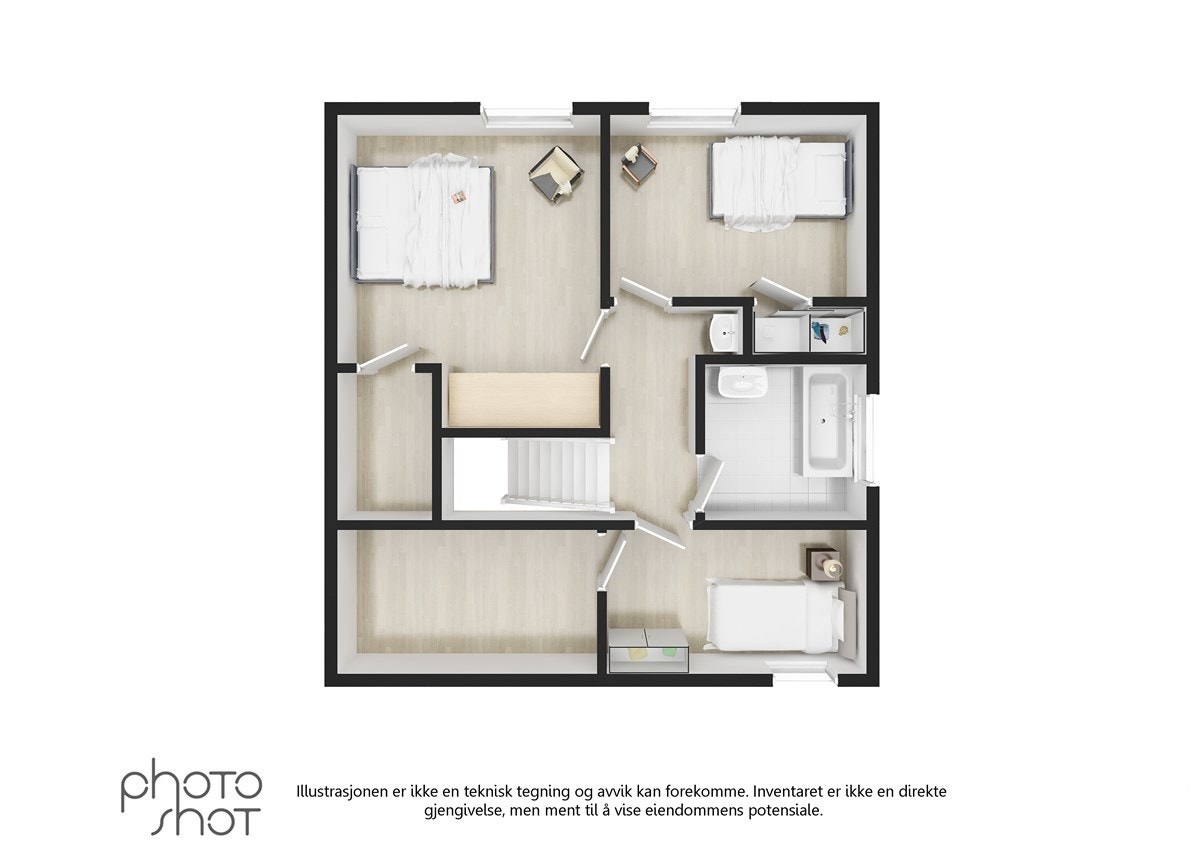 Plantening 2.etg. - 3D Galleribilde