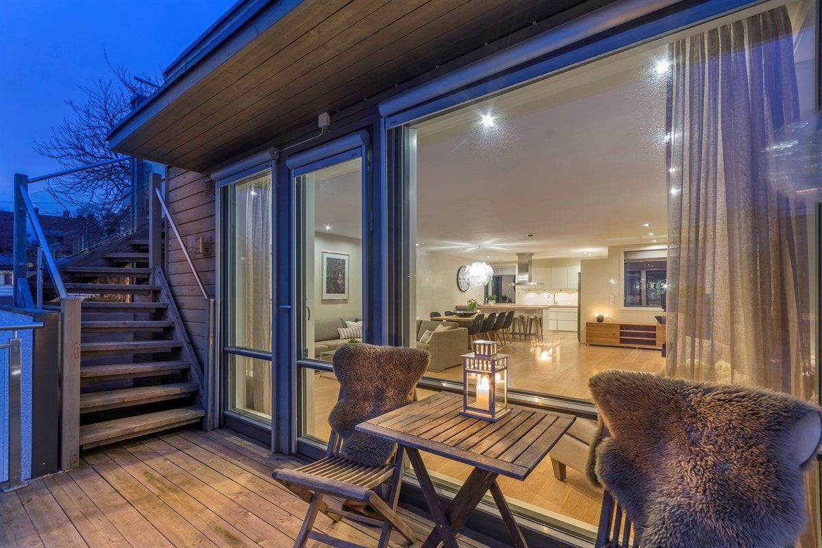 Før man evt tar turen opp på takterrassen Galleribilde