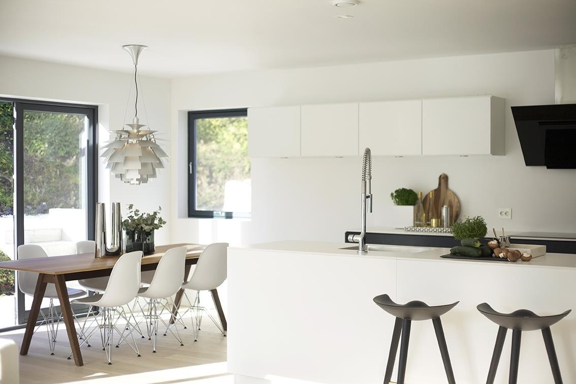 Fargene, materialene- helheten. Her er det lite som ikke er gjennomtenkt og planlagt. Galleribilde