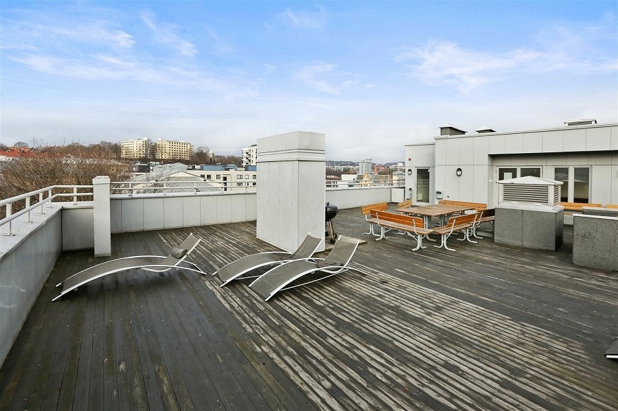 Felles takterrasse Galleribilde