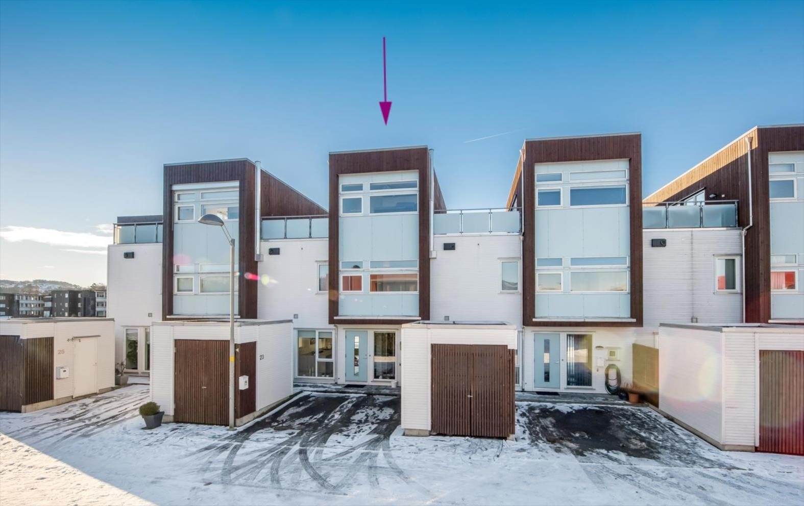 Laberghagen 23 ligger i et populært og barnevennlig område på Boganes. Galleribilde