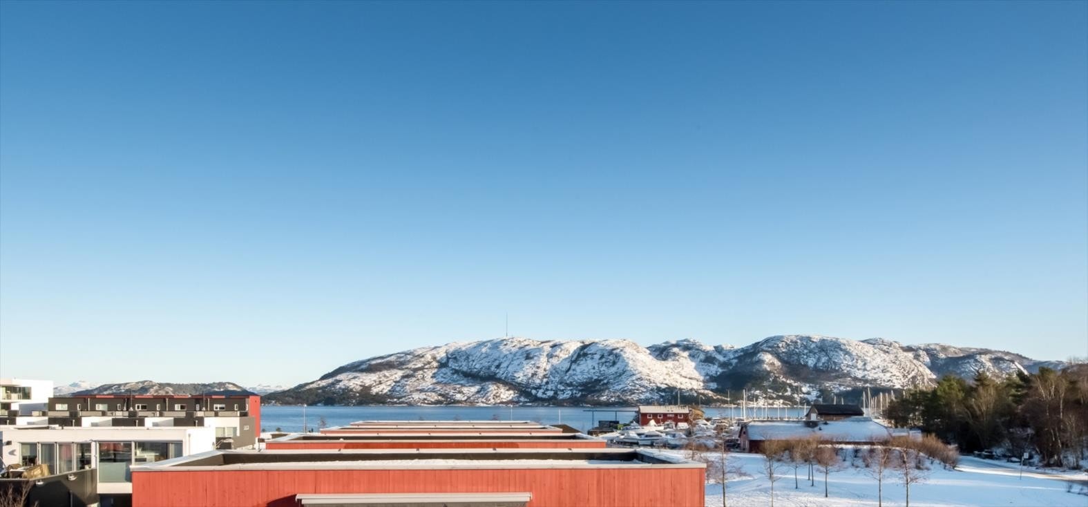 Utsikt fra balkong Galleribilde