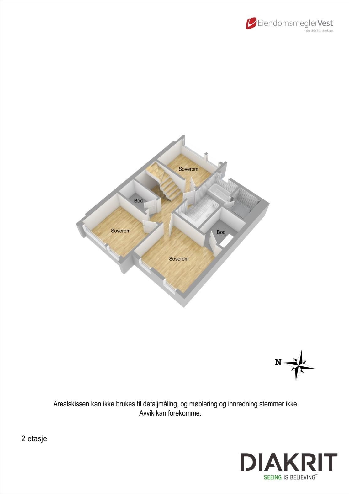 Plan 2. etasje Galleribilde