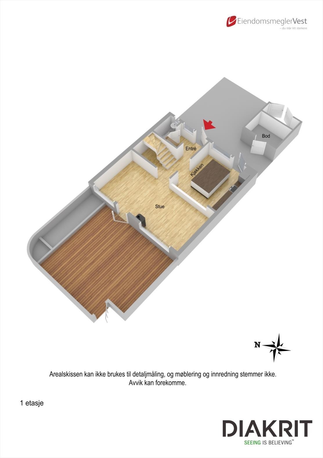 Plan 1. etasje Galleribilde