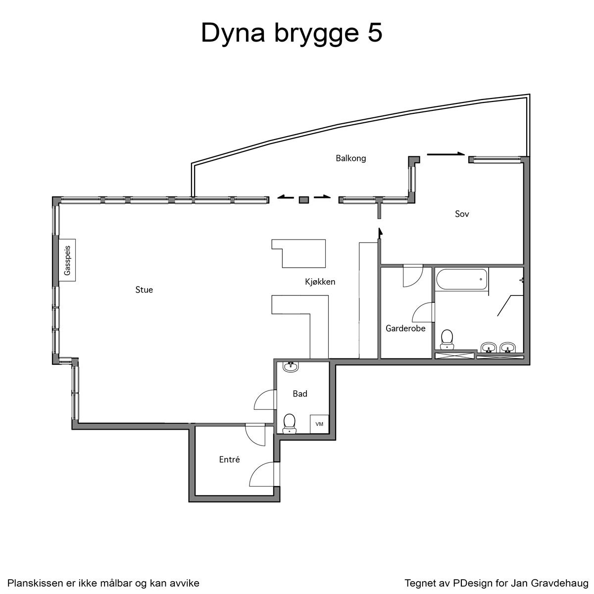 Plantegning Galleribilde