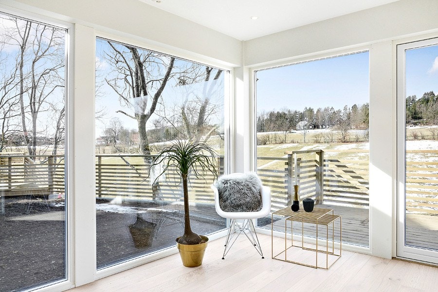 Nyt landlig utsikt fra egen stue! Galleribilde