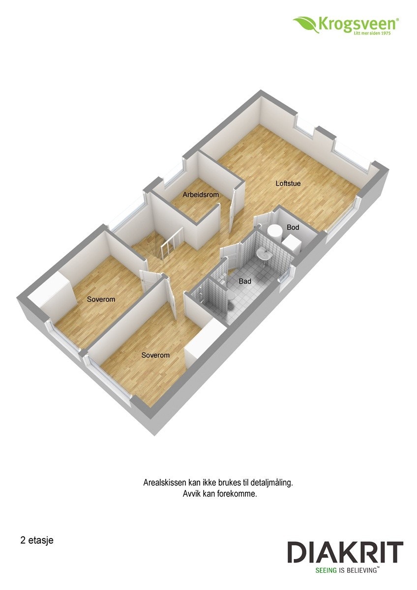 Plantegning 3D Galleribilde