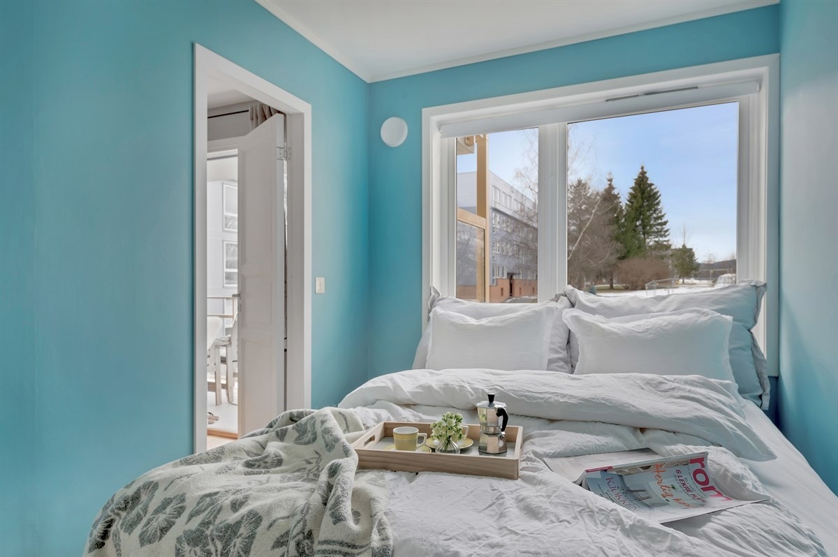 Soverommet ligger i tilknytning til stuen. Galleribilde