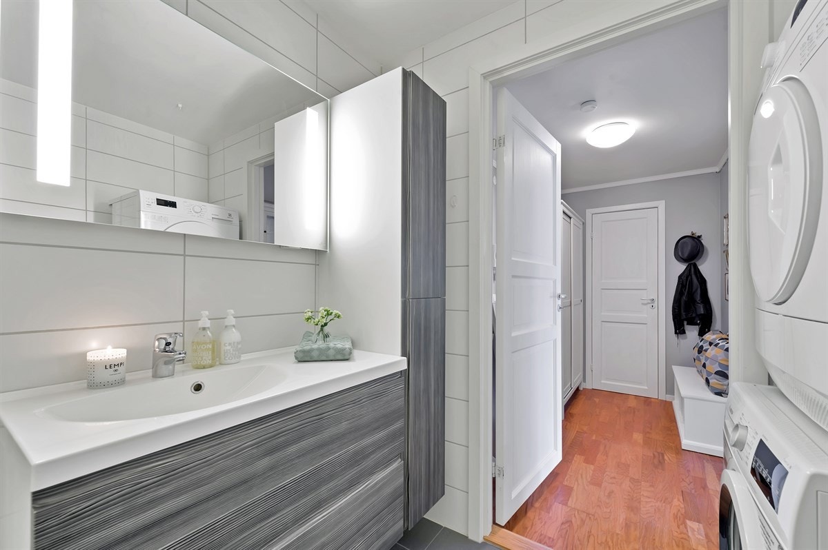 Varmtvann inngår i felleskostnader. Galleribilde