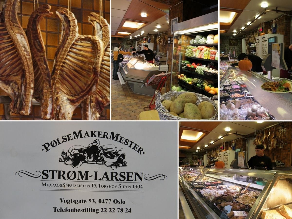 Byens beste slakter like ved på Torshov. Galleribilde